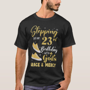 T-shirt Pénétrer Dans Mon 23E Anniversaire Avec Dieux Grac