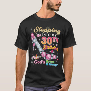 T-shirt Pénétrer Dans Mon 30E Anniversaire Avec La Grâce D