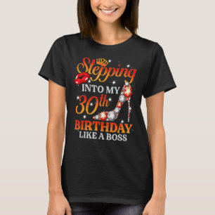 T-shirt Pénétrer Dans Mon 30e Anniversaire Comme Un Patron