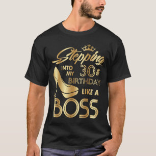 T-shirt Pénétrer Dans Mon 30e Anniversaire Comme Un Patron