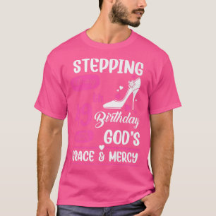 T-shirt Pénétrer Dans Mon 49E Anniversaire Avec Dieu Grâce