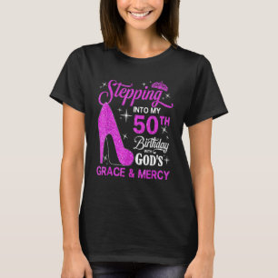 T-shirt Pénétrer Dans Mon 50e Anniversaire Avec Dieu S G