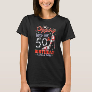 T-shirt Pénétrer Dans Mon 50e Anniversaire Comme Un Patron