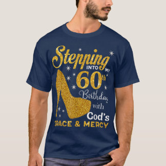 T-shirt Pénétrer Dans Mon 60E Anniversaire Avec Dieux Grac