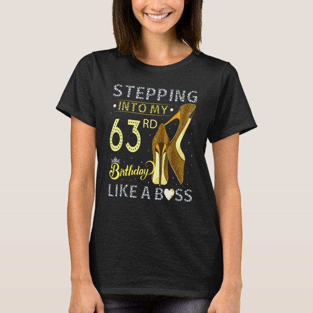 T-shirt Pénétrer Dans Mon 63e Anniversaire Comme Un Annive (Devant)