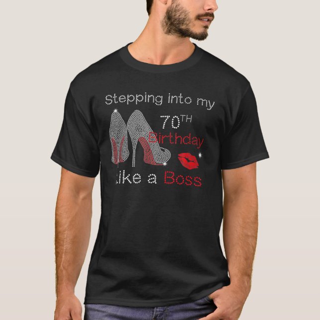 T-shirt Pénétrer Dans Mon 70E Anniversaire Comme Un Annive (Devant)