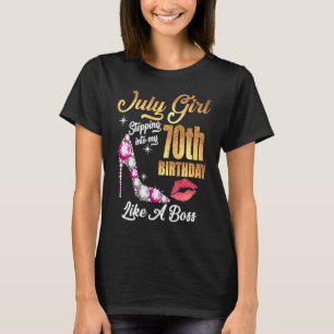 T-shirt Pénétrer Dans Mon 70e Anniversaire Comme Un Patron