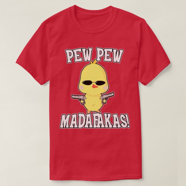 T-shirt Peng Peng Madafakas drôle Canard (Design devant)