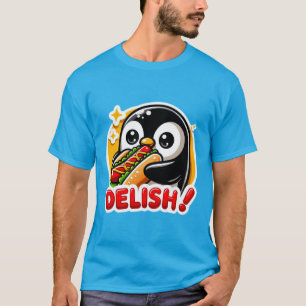 T-SHIRT PENGUIN ADORE CHAUD CHIEN 5