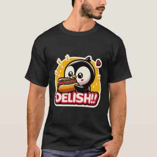 T-SHIRT PENGUIN ADORE CHAUD CHIEN 9