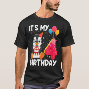 T-shirt Penguin C'Est Mon 4E Anniversaire Penguin B 4 Ans
