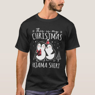 T-shirt Penguin C'est mon pyjama Chemise de Noël Penguins