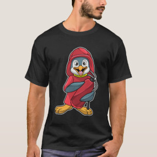 T-shirt Penguin comme pompier avec Extinguisher