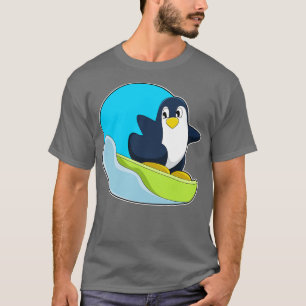 T-shirt Penguin en Snowboardeur avec Sonowboard