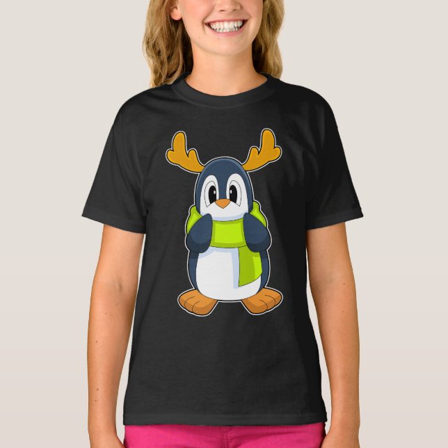 T-shirt Penguin Reinder (Devant)