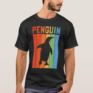 T-shirt Penguin Vintage Sunset Retro Penguin