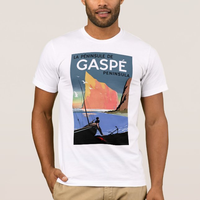 T-shirt Péninsule de Gaspé ~ Canada (Devant)