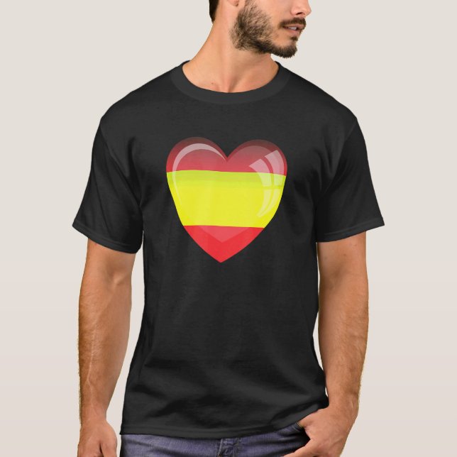 T-shirt Péninsule Ibérique espagnole Madrid Barcelone Bale (Devant)