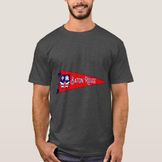 T-shirt Pennant Drapeau Baton Rouge surdimensionné