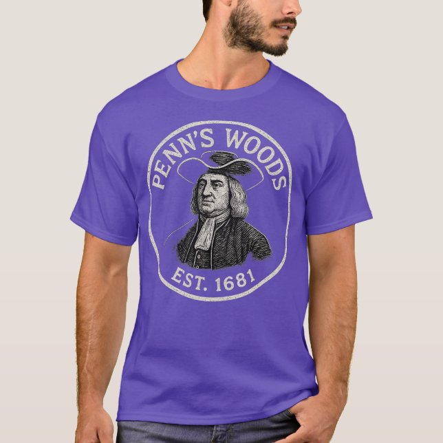 T-shirt Penn's Woods Est. 1681 (Devant)