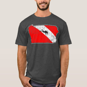 T-shirt Pennsylvania Dive Drapeau de plongée sous-marine S