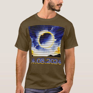 T-shirt Pennsylvania State Erie PA USA Totalité Avril 8 20