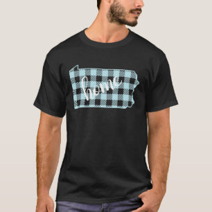 T-shirt Pennsylvanie Buffalo Plaid Home Etat Pays USA