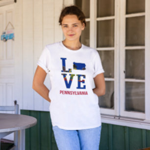 T-shirt Pennsylvanie State Love USA