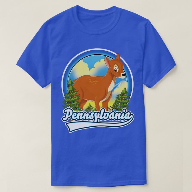 T-shirt Pennsylvanie Travel (Design devant)