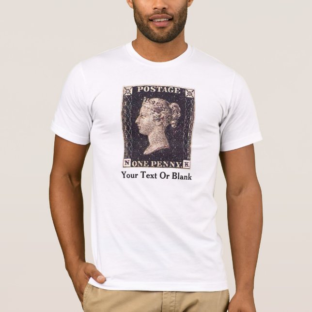 T-shirt Penny Black Postage Timbre (Devant)