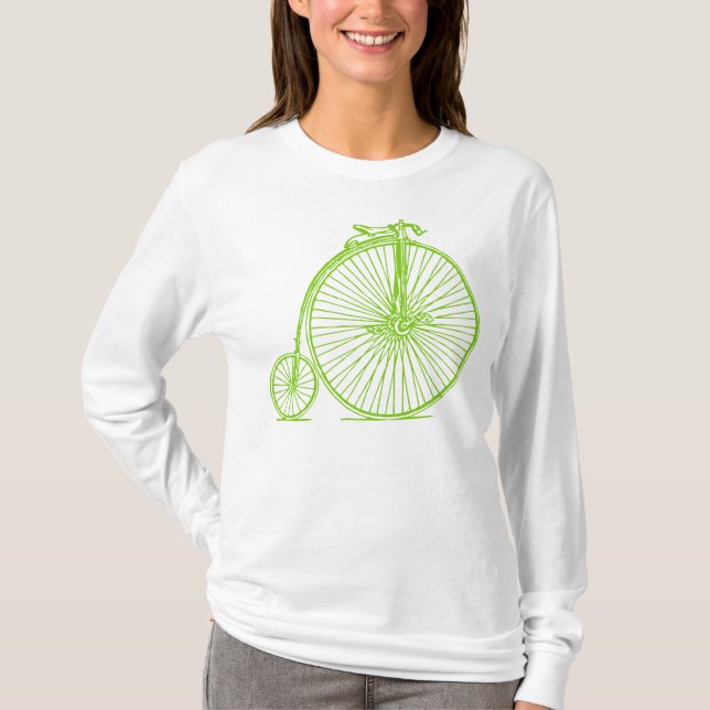 T-shirt Penny Farthing - Martian Green (Devant)