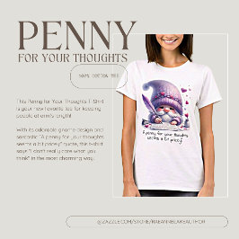 T-shirt « Penny for Your Thoughts »