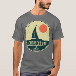 T-shirt Penobscot Bay Maine Design de voile