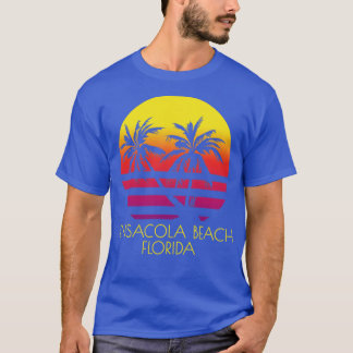 T-shirt Pensacola Beach Floride Coucher de soleil tropical