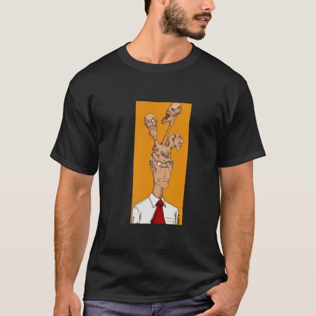 T-shirt Pensée avec les petites têtes (Devant)