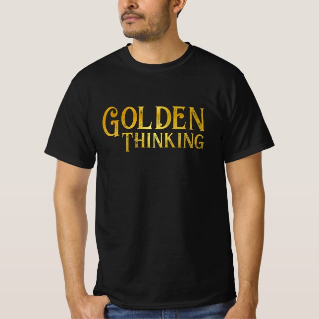 T-shirt Pensée dorée (Devant)
