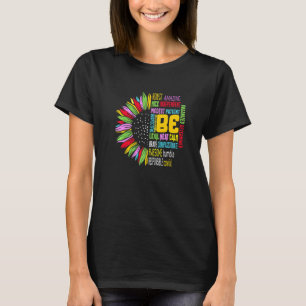 T-shirt Pensée Positive Soyez Honnête Croissance Esprit En