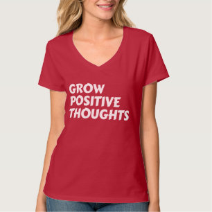T-shirt pensées positives inspirantes typographie