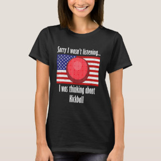 T-shirt Penser à Kickball Ball Sports Kickball Playe