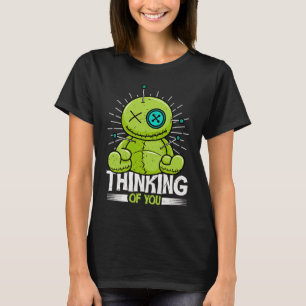 T-shirt Penser À Vous Poupées Voodoo Mignonne Et Déplaisan