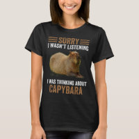 Pensez à Capybaras Graphic Capibara Rodent