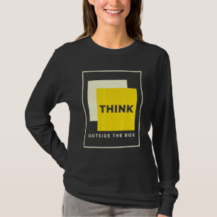 T-shirt Pensez Dehors De La Boîte Genius Teacher Pour Ense