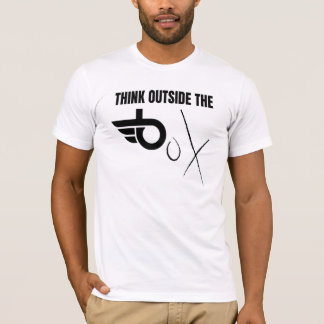 T-shirt Pensez en dehors de la boîte