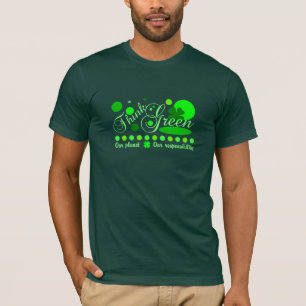 T-shirt Pensez la chemise verte - choisissez le style et