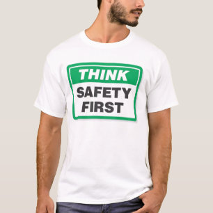 T-shirt Pensez la sécurité première