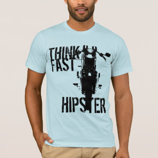 T-shirt Pensez le hippie rapide
