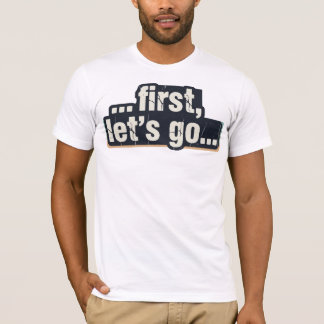 T-shirt Pensez moins, toujours en train de trop penser Typ