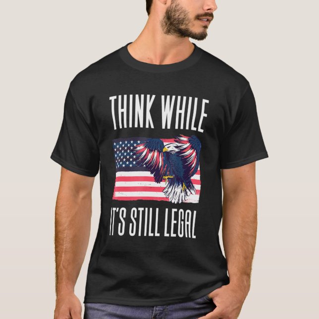 T-shirt Pensez pendant que c'est toujours un soutien jurid (Devant)