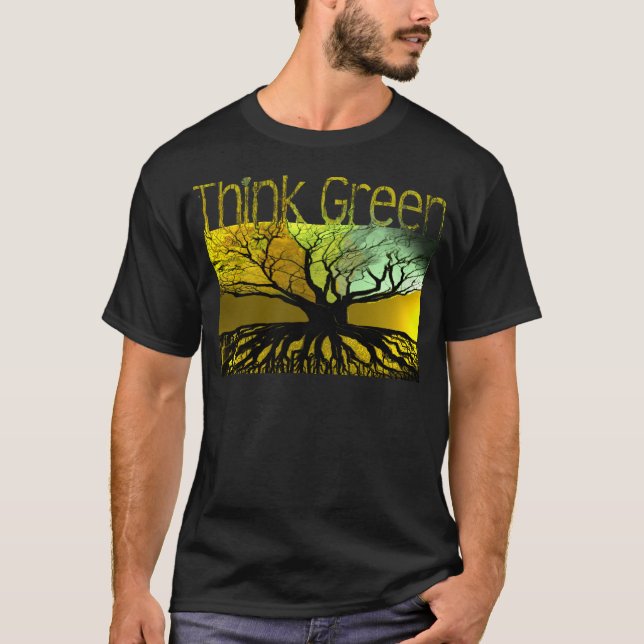 T-shirt Pensez vert (Devant)