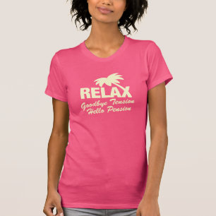 T-shirt Pension de tension de dessus de cadeau de retraite
